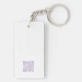 floral schlüsselanhänger (Rückseite)