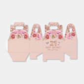 Floral Schmetterlinge Pink Happy 21. Geburtstag Geschenkschachtel (Ungefaltet)