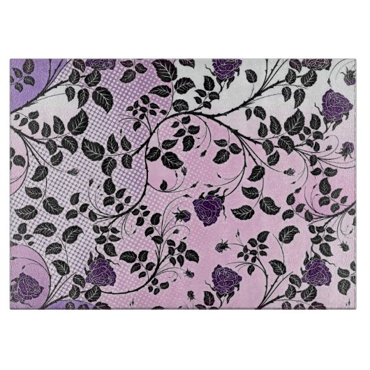 floral schneidebrett (Vorderseite)
