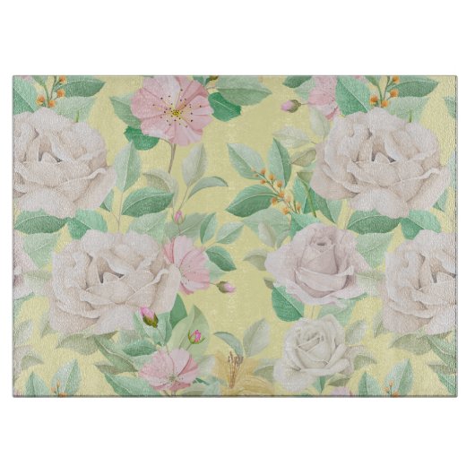 floral schneidebrett (Vorderseite)