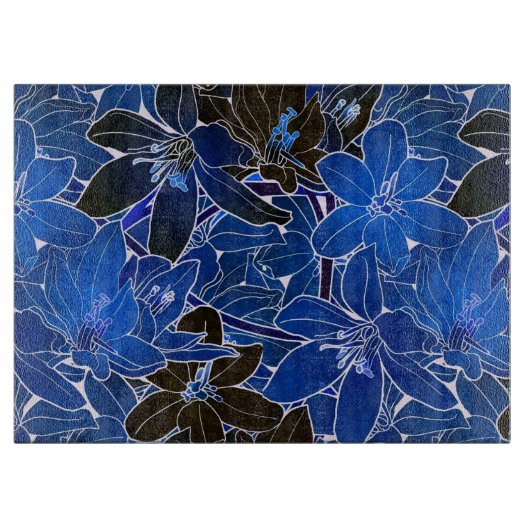 floral schneidebrett (Vorderseite)