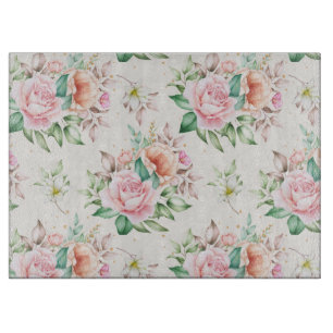 floral schneidebrett