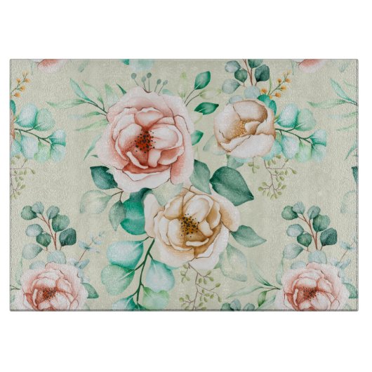 floral schneidebrett (Vorderseite)