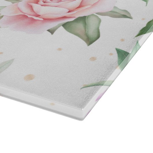 floral schneidebrett (Ecke)