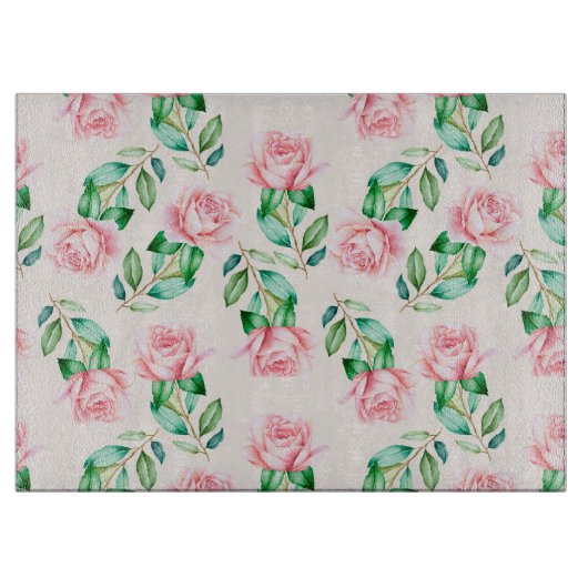 floral schneidebrett (Vorderseite)