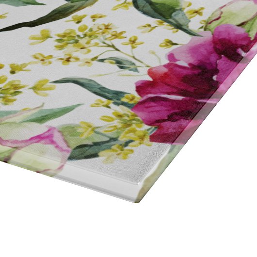 floral schneidebrett (Ecke)