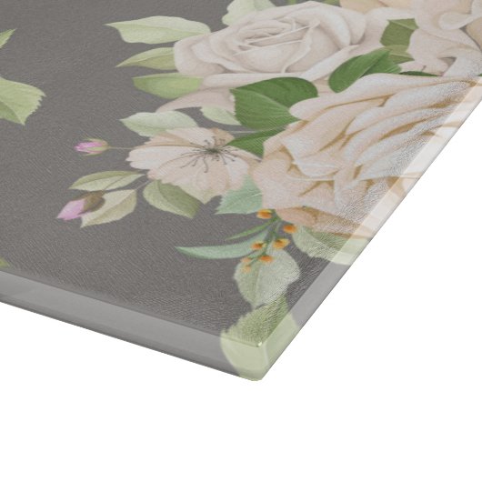 floral schneidebrett (Ecke)