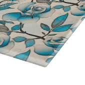 floral schneidebrett (Ecke)