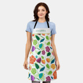 floral schürze (Getragen)