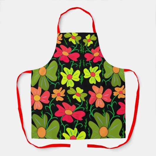 floral schürze (Vorderseite)