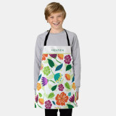 floral schürze (Getragen)