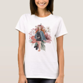 Floral schwanger T-Shirt