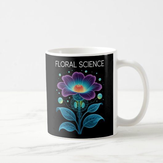 Floral Science Botany und Chemie Fusion Kaffeetasse (Rechts)