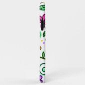 Floral Script Design Case-Mate iPhone Hülle (Hinten/Rechts)