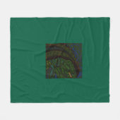 Floral Sea Monster Fleecedecke (Vorderseite (Horizontal))