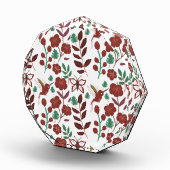 Floral seamless pattern birds and butterflies fotoblock (Rechts)