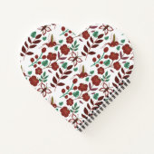 Floral seamless pattern birds and butterflies notizblock (Rückseite)