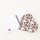 Floral seamless pattern birds and butterflies notizblock (Innenseite)