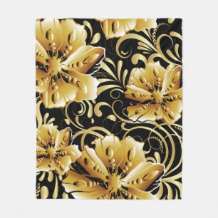 Floral seamless pattern. Flourish 3d wallpaper. Or Fleecedecke