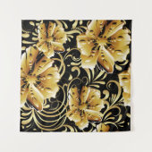 Floral seamless pattern. Flourish 3d wallpaper. Or Wandteppich (Vorderseite (Horizontal))