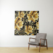 Floral seamless pattern. Flourish 3d wallpaper. Or Wandteppich (Beispiel (Horizontal))