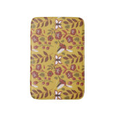 Floral seamless pattern flowers, butterfly, red badematte (Vorderseite Vertikal)