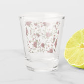 Floral seamless pattern schnapsglas (Rückseite)
