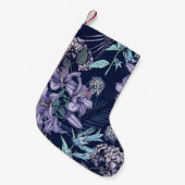 Floral seamless pattern. There are Lily, Hydrangea Kleiner Weihnachtsstrumpf (Vorderansicht (hängend))
