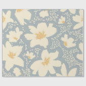 Floral seamless pattern with lines and abstract ha geschenkpapier (Flach)