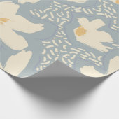 Floral seamless pattern with lines and abstract ha geschenkpapier (Ecke)