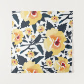 Floral seamless pattern with roses. seamless texti wandteppich (Vorderseite (Horizontal))