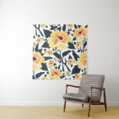 Floral seamless pattern with roses. seamless texti wandteppich (Beispiel)