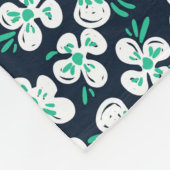  floral seamless pattern with summer blooms and co fleecedecke (Ecke)
