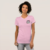 Floral Senior 2025 Angepasster T - Shirt (Vorne ganz)