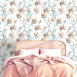 Floral Serenity Tapete