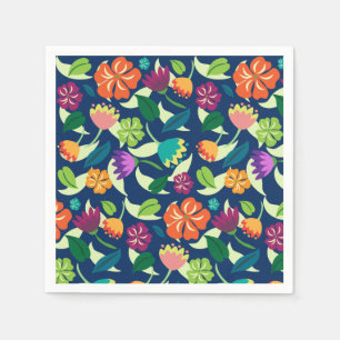 floral serviette