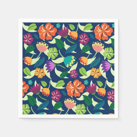 floral serviette (Vorderseite)