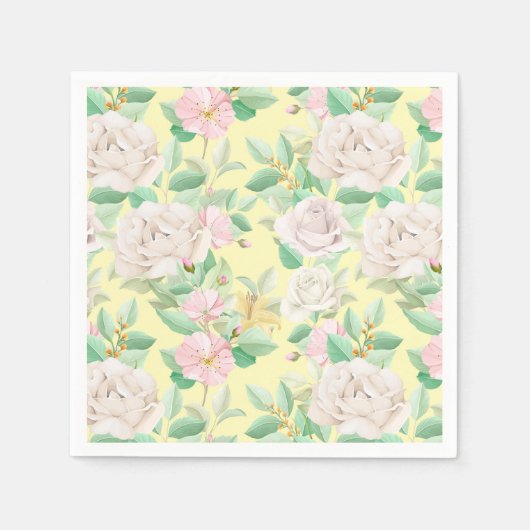 floral serviette (Vorderseite)