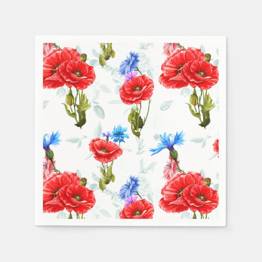 floral serviette (Vorderseite)