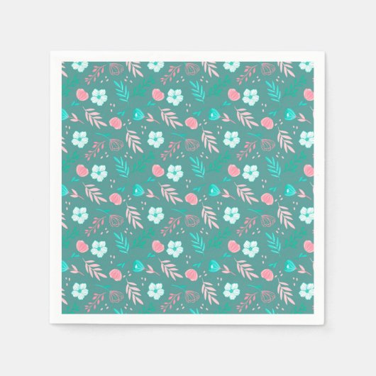 floral serviette (Vorderseite)