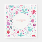 Floral Serviette (Vorderseite)