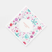 Floral Serviette (Ecke)