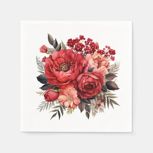 floral serviette (Vorderseite)