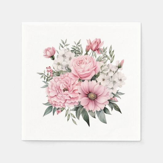 floral serviette (Vorderseite)