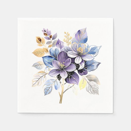 floral serviette (Vorderseite)