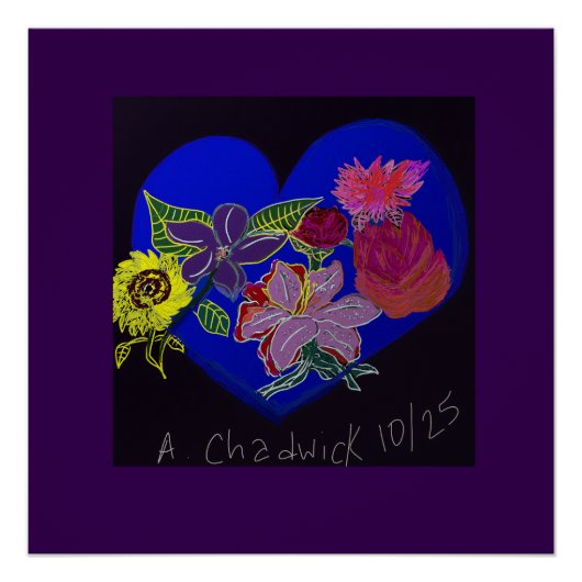 Floral Session Glossy Poster (Vorderseite)