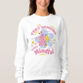 Floral SEY DEMURE SEHR MINDFUL Wohlbefinden Sweatshirt (Vorderseite)
