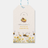 Floral She fand ihre Honey Bridal Geschenkanhänger (Rückseite)