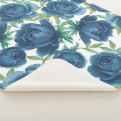 Floral Sherpa Blanket Sherpadecke (3/4)