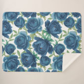 Floral Sherpa Blanket Sherpadecke (Vorderseite (Horizontal))